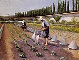Gustave Caillebotte Paintings - The Gardeners by Gustave Caillebotte